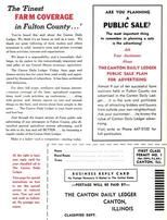 Canton Daily Ledger 3, Fulton County 1962